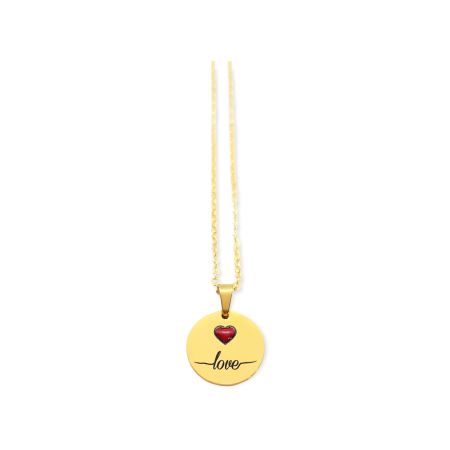 PENDANT STEEL LOVE 1